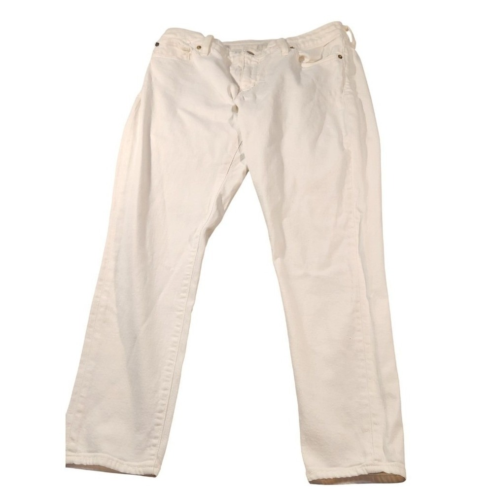 Vintage Denim & Supply Ralph Lauren Jeans Womens 31 Crop Skinny Stretch White